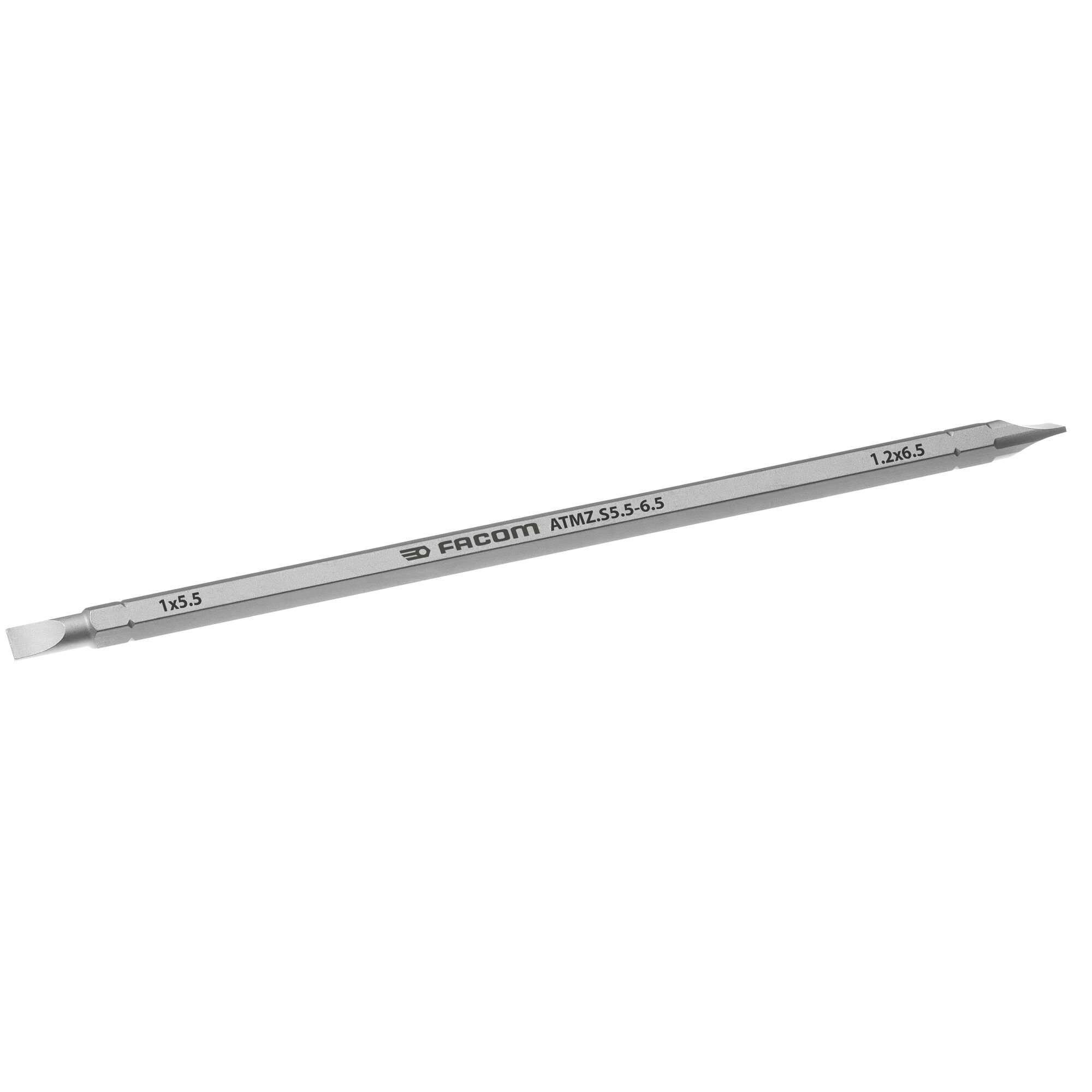 Facom Omkeerbaar Bled | 1/4" | Voor Sleufschroeven 5,5 en 6,5 mm - ATMZ.S5.5-6.5