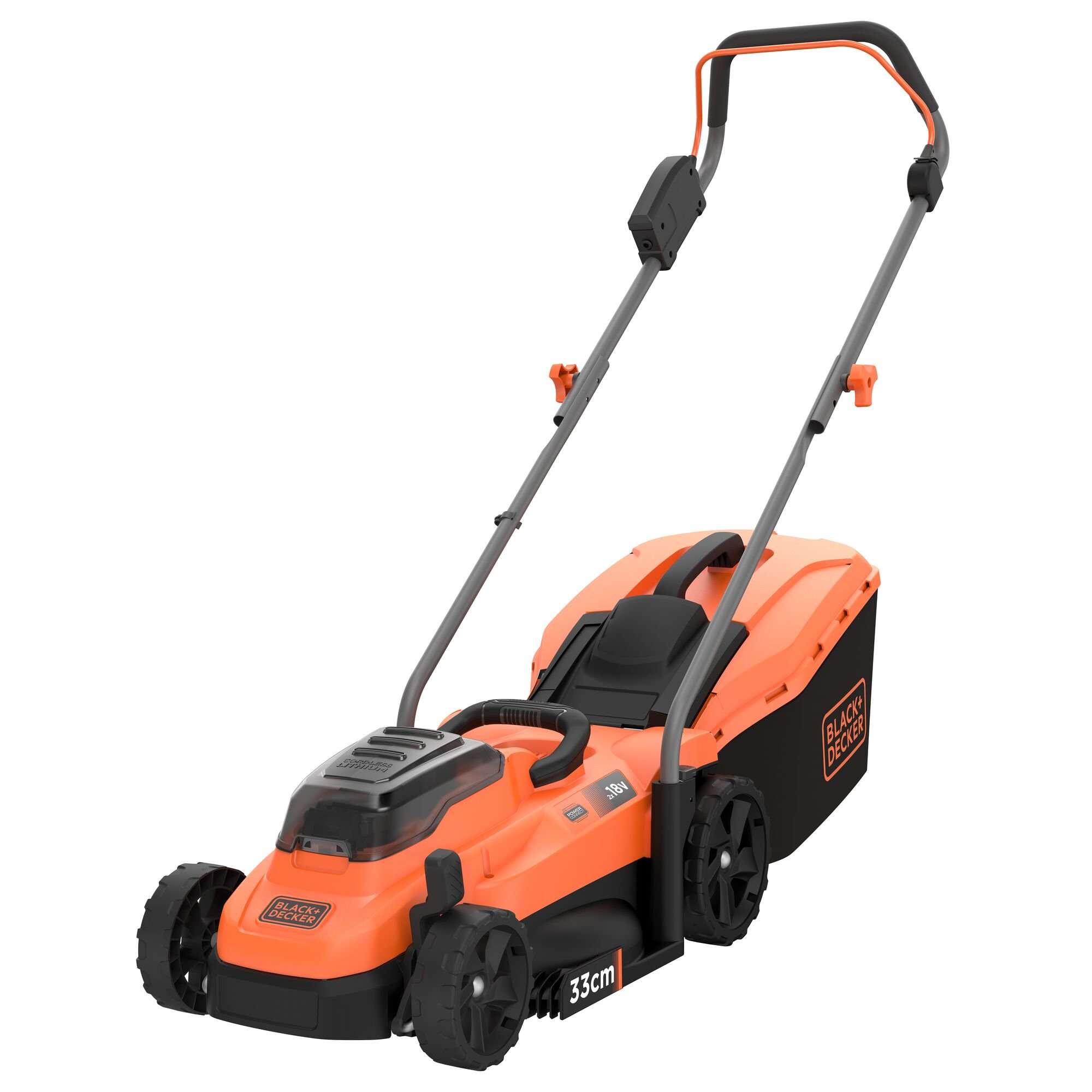 BLACK+DECKER BCMW33184L2 2x 18V 4.0Ah 33cm Grasmaaier - BCMW33184L2-QW
