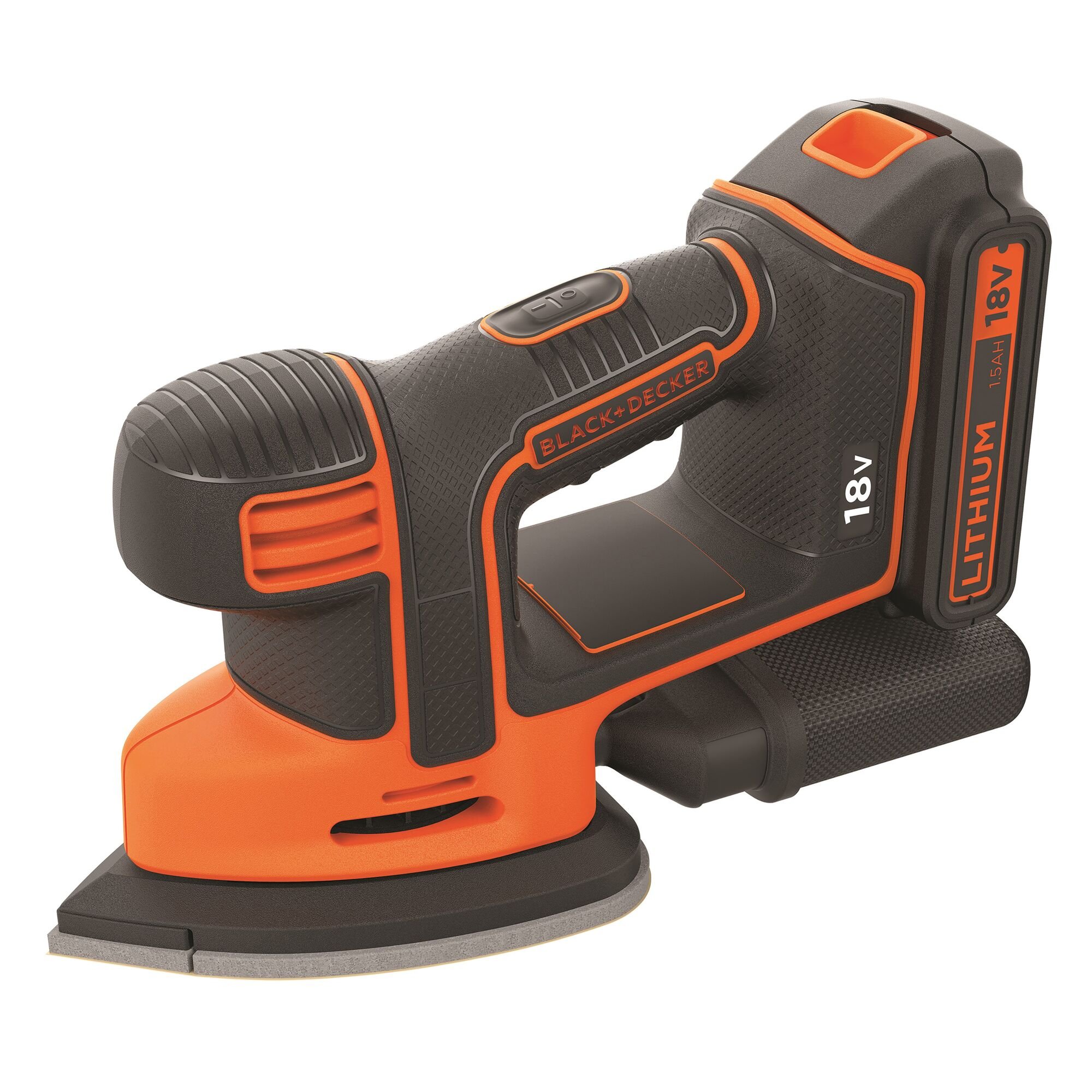 BLACK+DECKER BDCDS18 18V 1.5Ah Mouse Detailschuurmachine - BDCDS18-QW