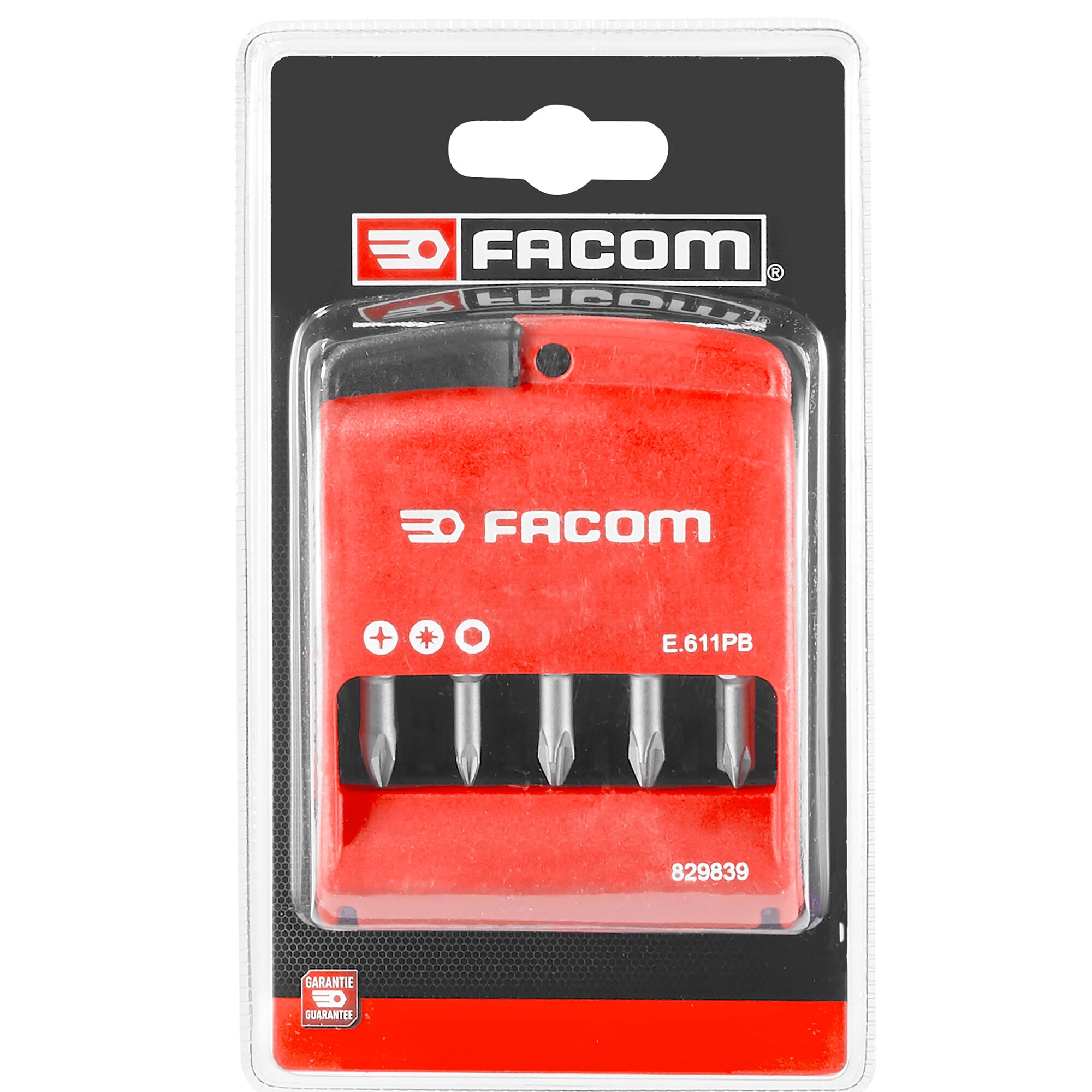 Facom Set van 10 Bits | 50 mm - E.611PB