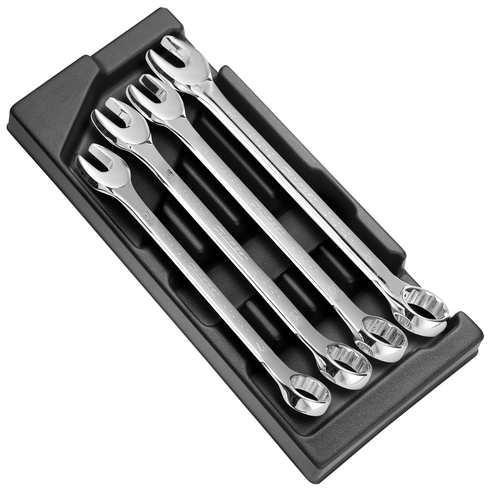 Expert by Facom Lege Inlay voor 4 Ringsteeksleutels Grote Maten E110302 - E010508