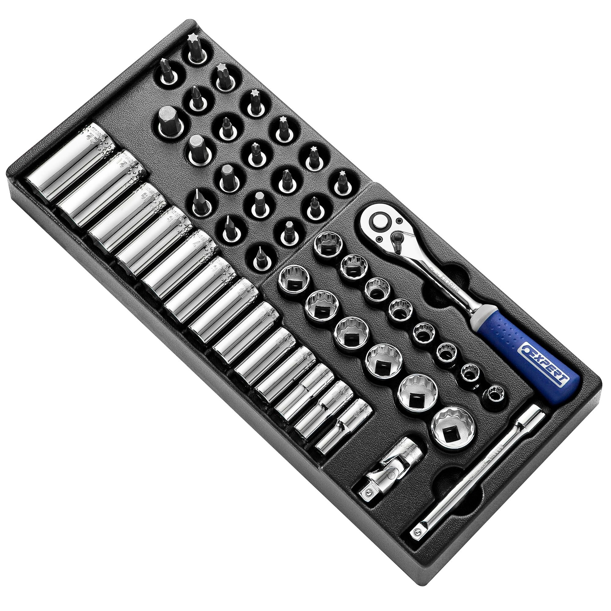 Expert by Facom Lege Inlay voor Module met Doppen en Hulpstukken | 3/8" E031821 - E031822