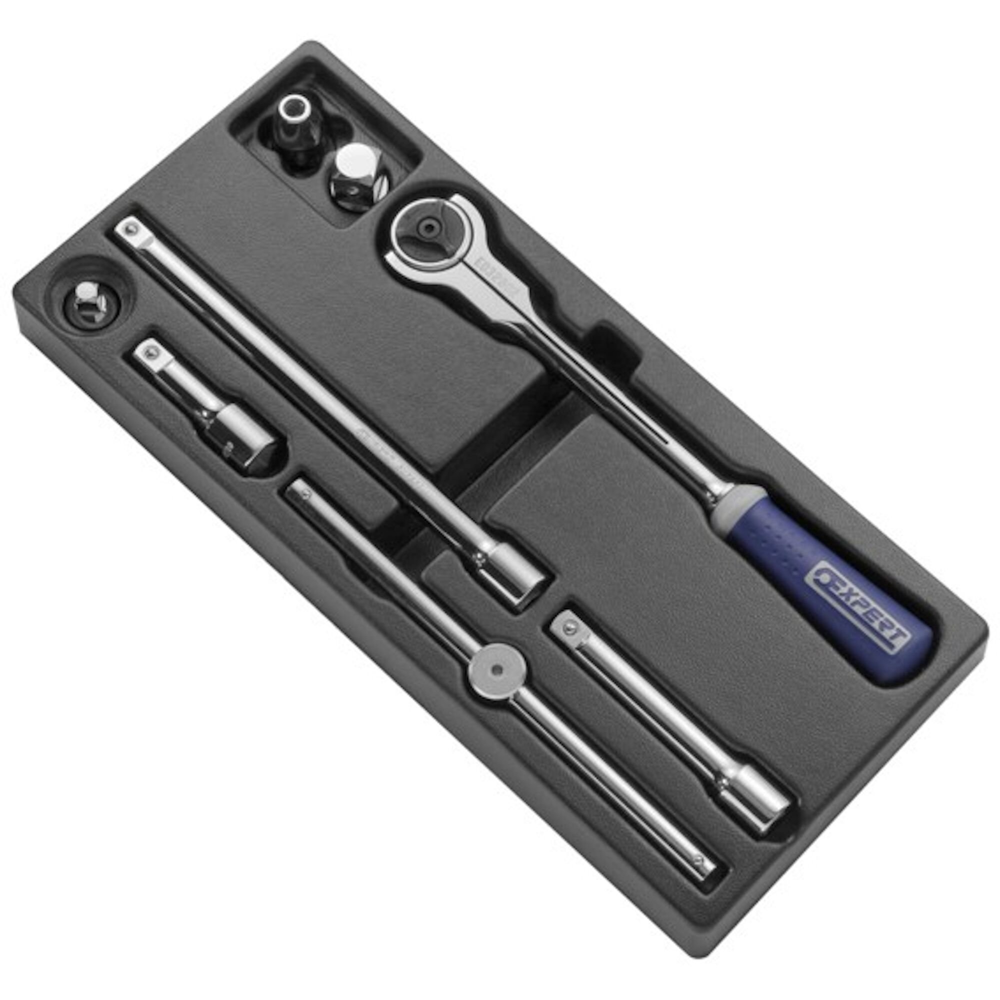 Expert by Facom Module met Hulpstukken | 1/2" Metrische Maten | 8 Stuks - E032924