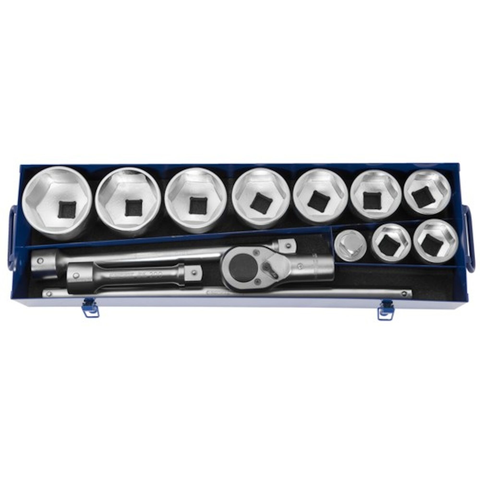 Expert by Facom Koffer met Ratels en Doppen | 1" | 13 Stuks - E034701