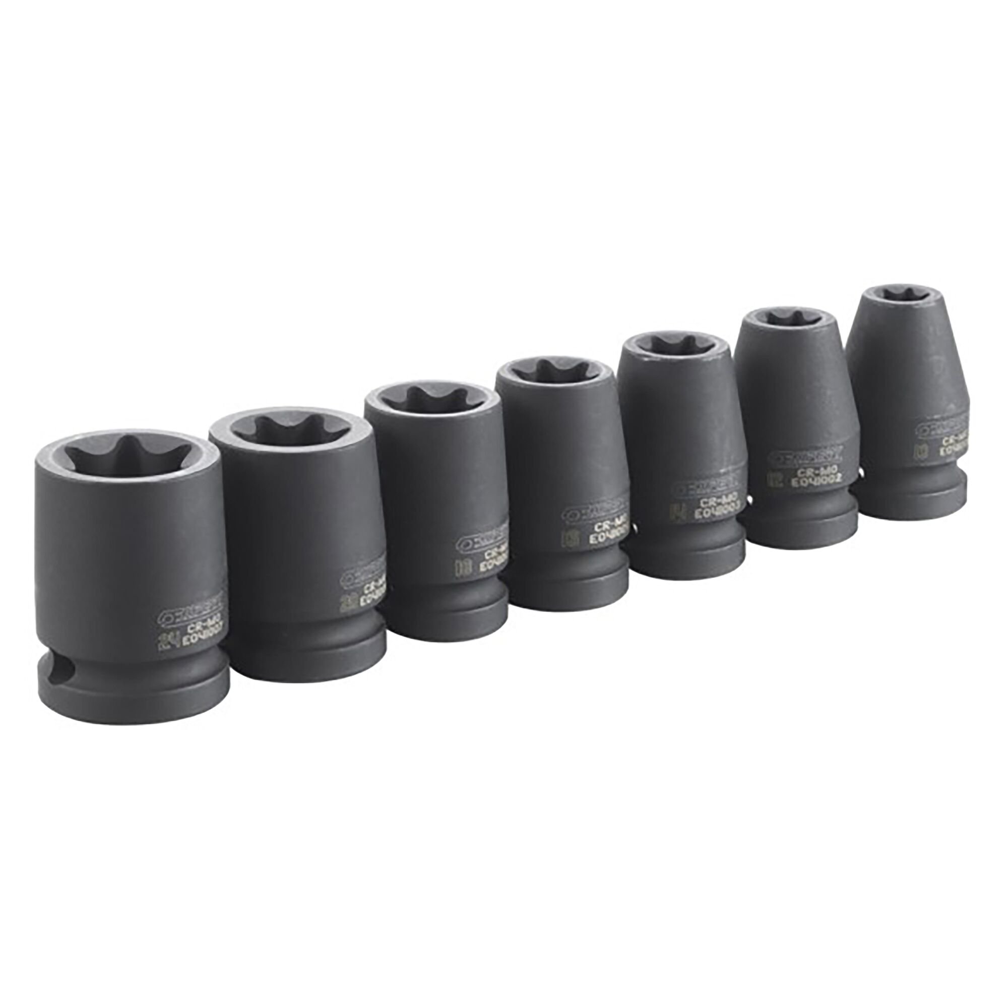 Expert by Facom Set Impactdoppen Torx® | 1/2" | 7 Stuks - E041605