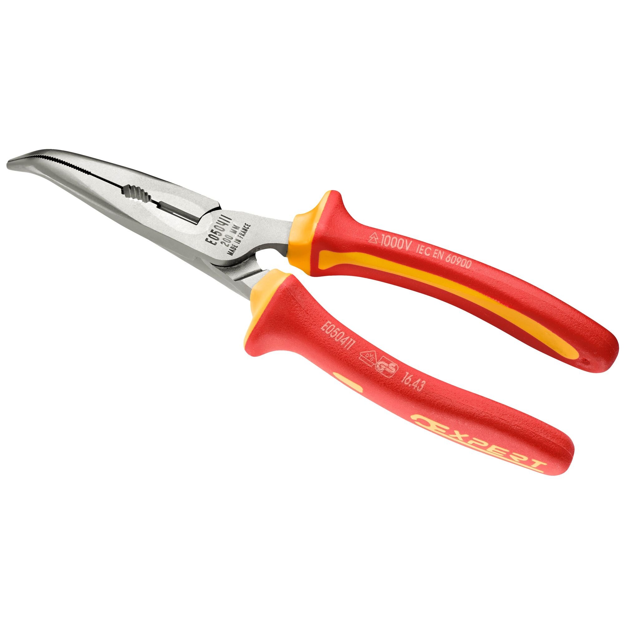 Expert by Facom VDE Tang met Half Ronde Bekken 40° Gebogen | 160 mm - E050411