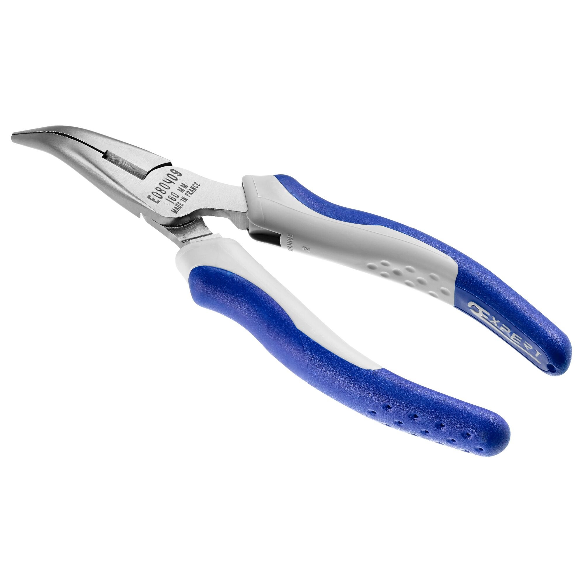 Expert by Facom Tang met Half Ronde Bekken 40° Gebogen | 160 mm - E080409