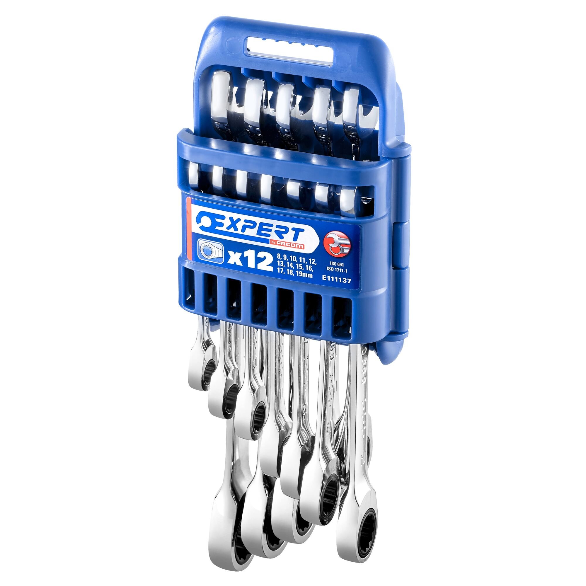 Expert by Facom Set 12 Steekringratelsleutels | 8-19 mm - E111137