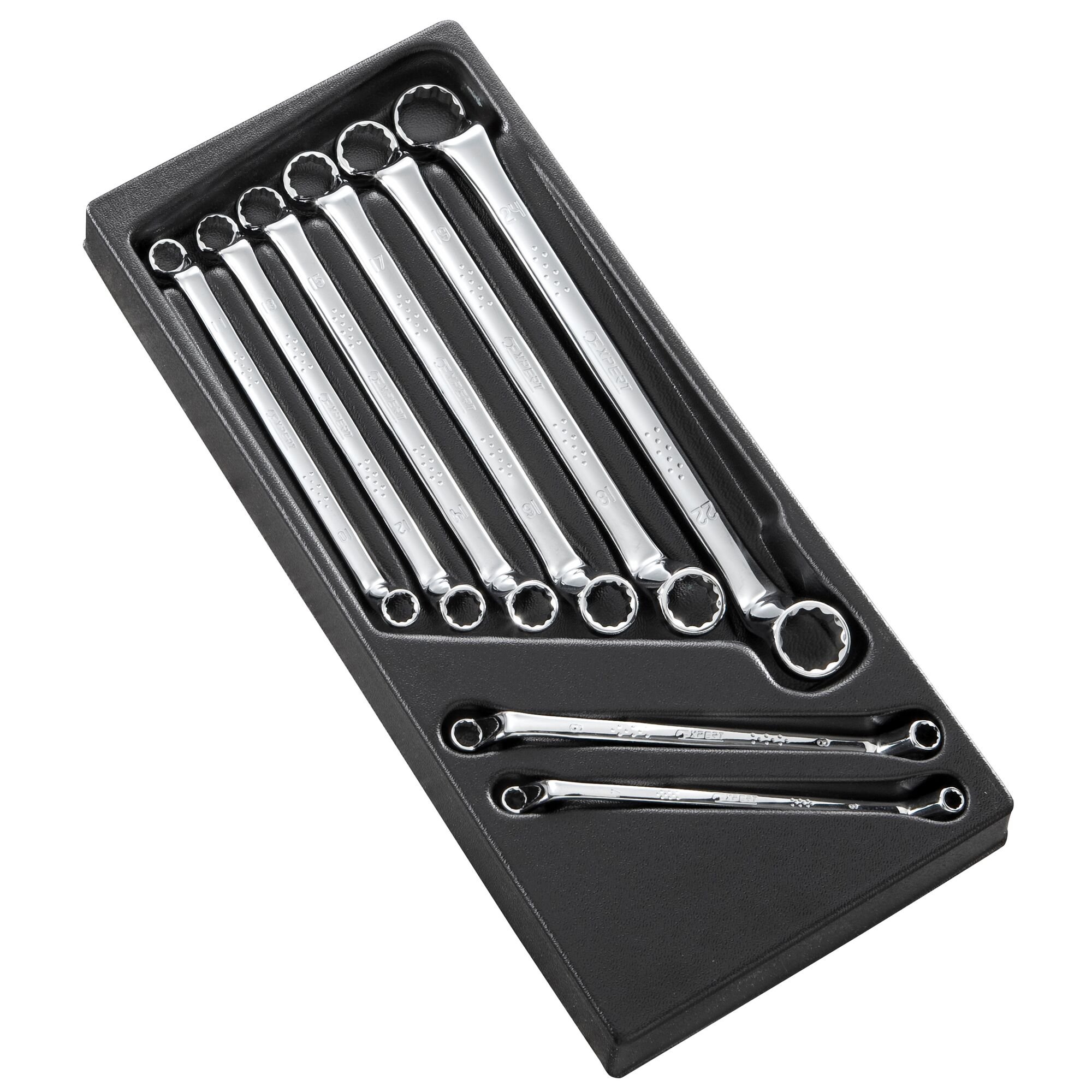 Expert by Facom Lege Inlay voor Module van 8 Gebogen 12-kant Ringsleutels - E111711