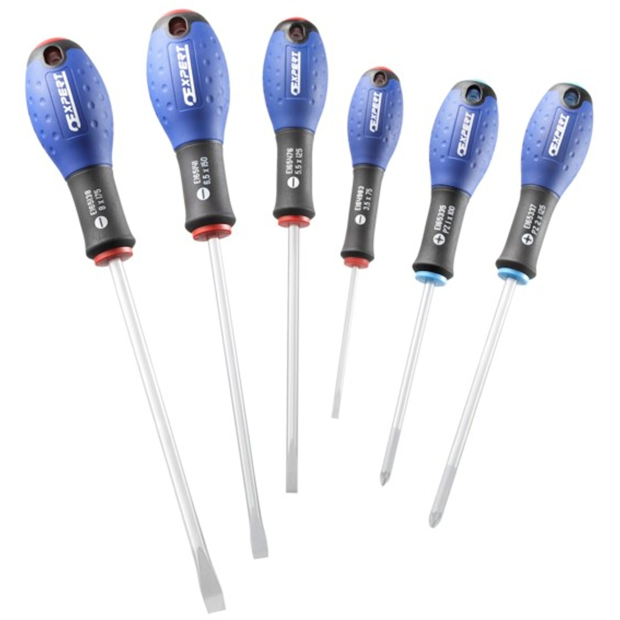 Expert by Facom Set van 6 Schroevendraaiers - Sleuf / PZ - E160903