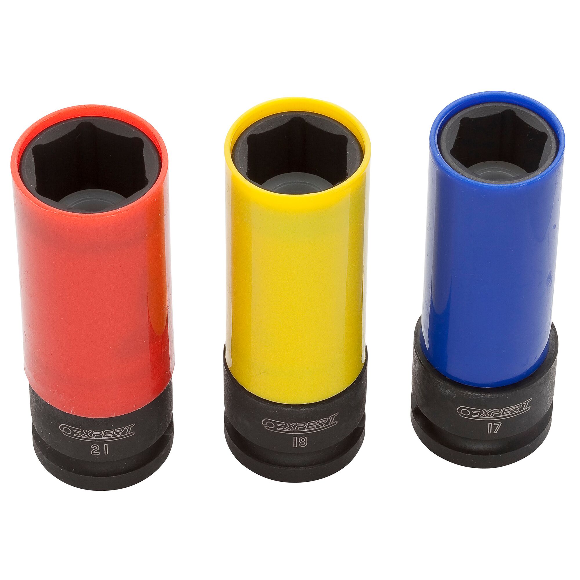 Expert by Facom Set Velgdoppen Legeringen | 17, 19, 21 mm - E194676