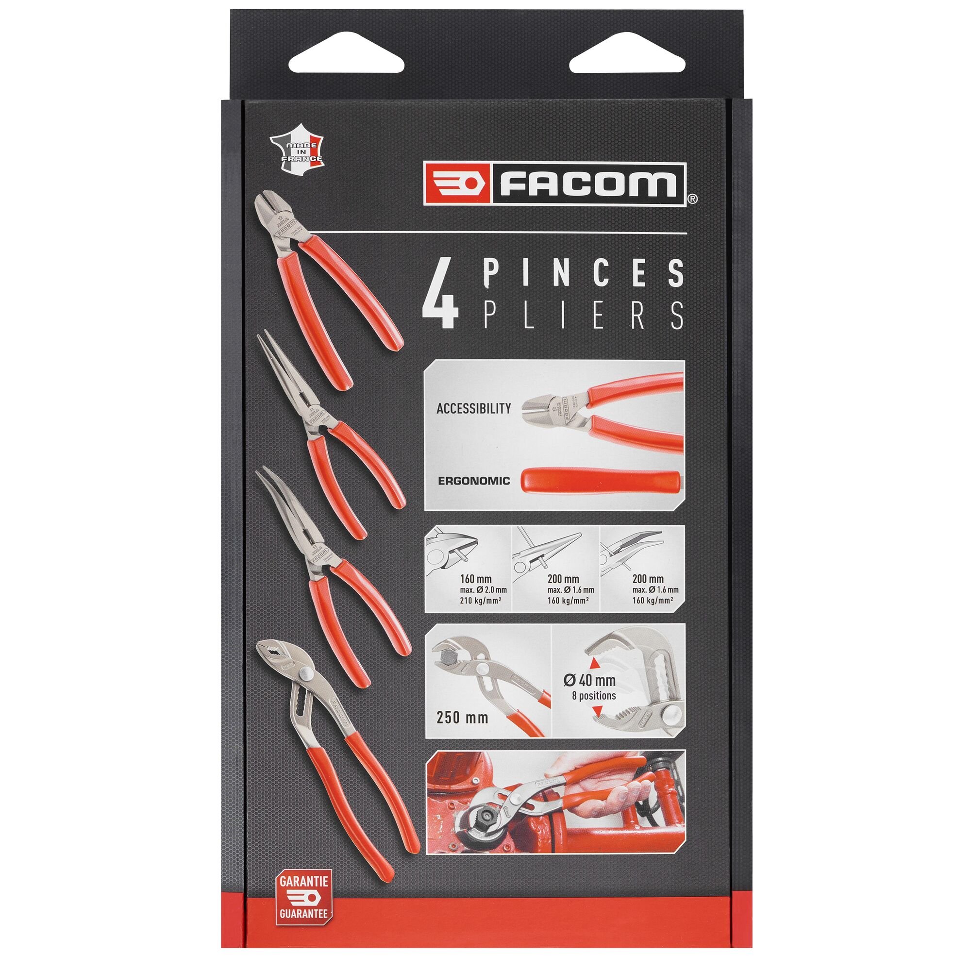 Facom Set van 4 “Mechanische” Tangen - GJP.A4PB