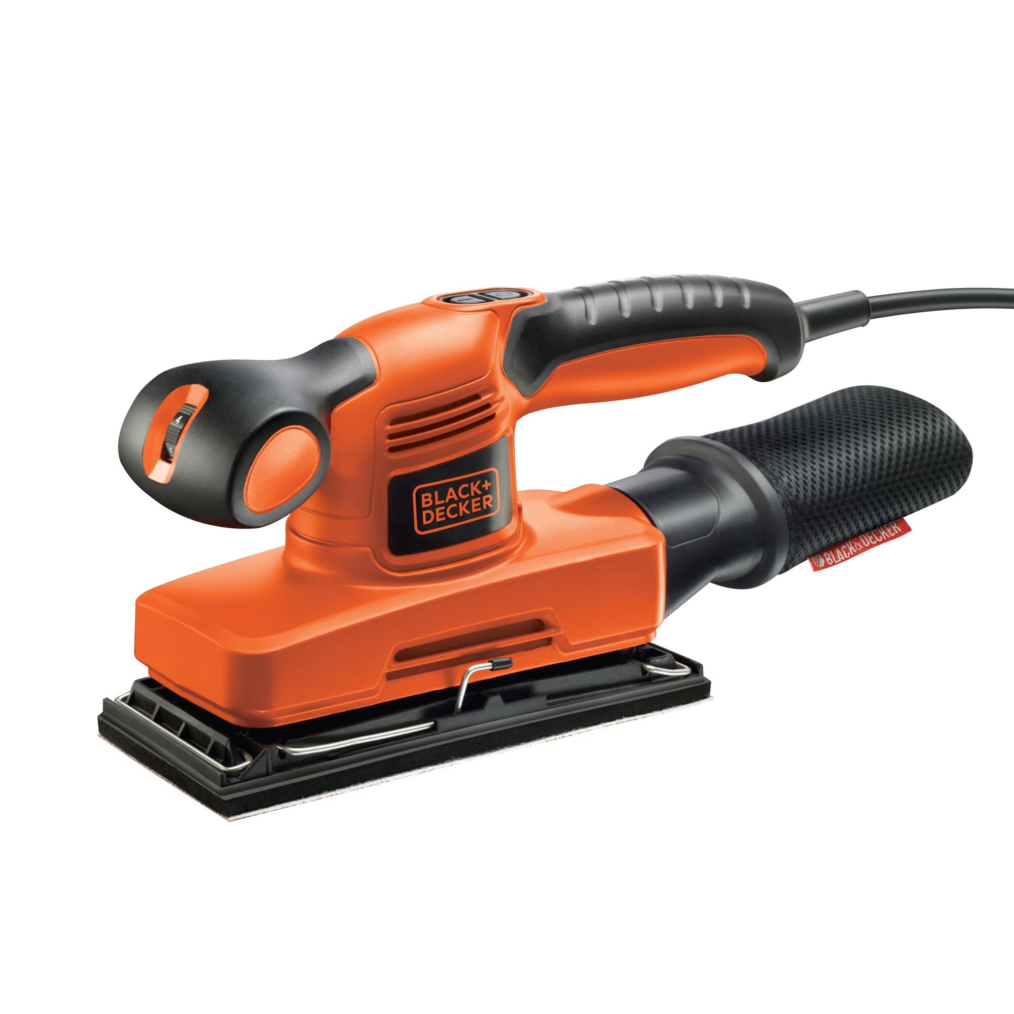 BLACK+DECKER KA320EKA 240W 1/3 vel Vlakschuurmachine | 5x Schuurvellen (80G, 100G, 120G) | Stofopvangzak | In koffer - KA320EKA-QS