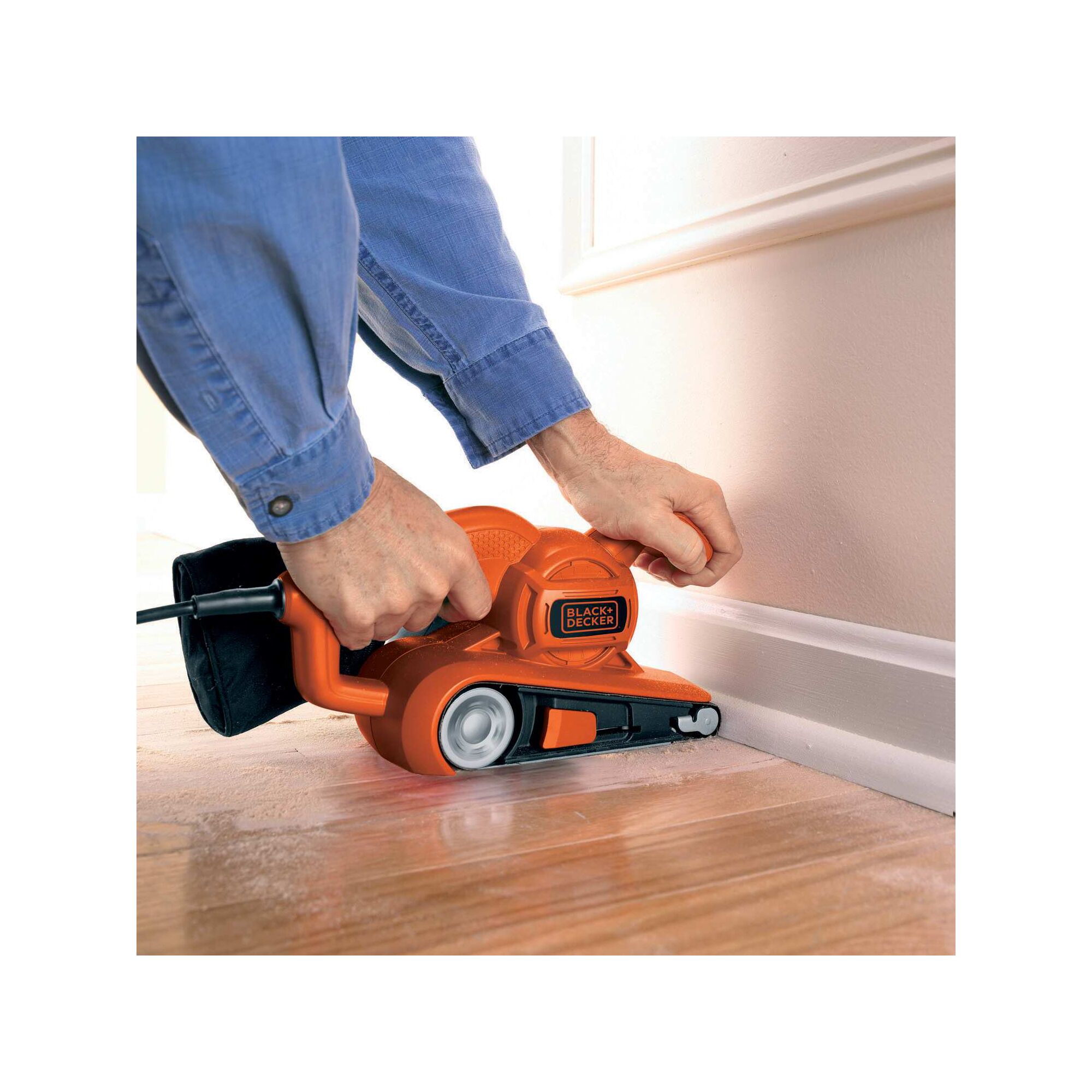 BLACK+DECKER KA86 720W 75x457mm Bandschuurmachine | Stofzak - KA86-QS