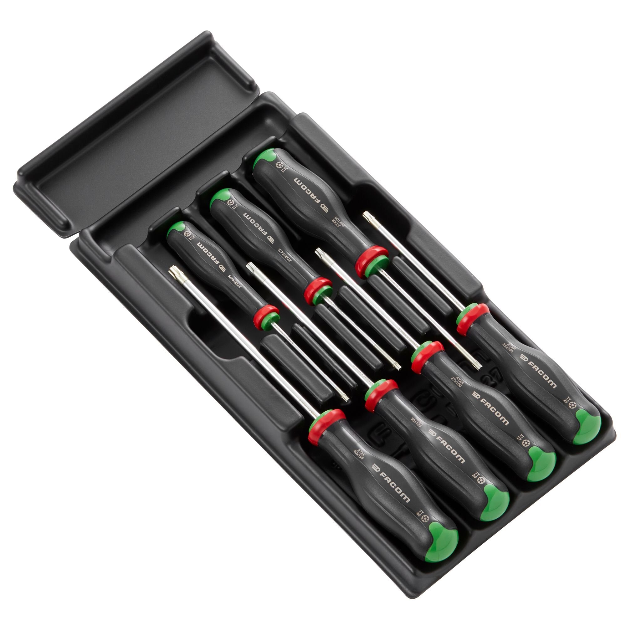 Facom Modules Protwist® Schroevendraaiers op een Kunststof Inlay - MOD.ATXRPB