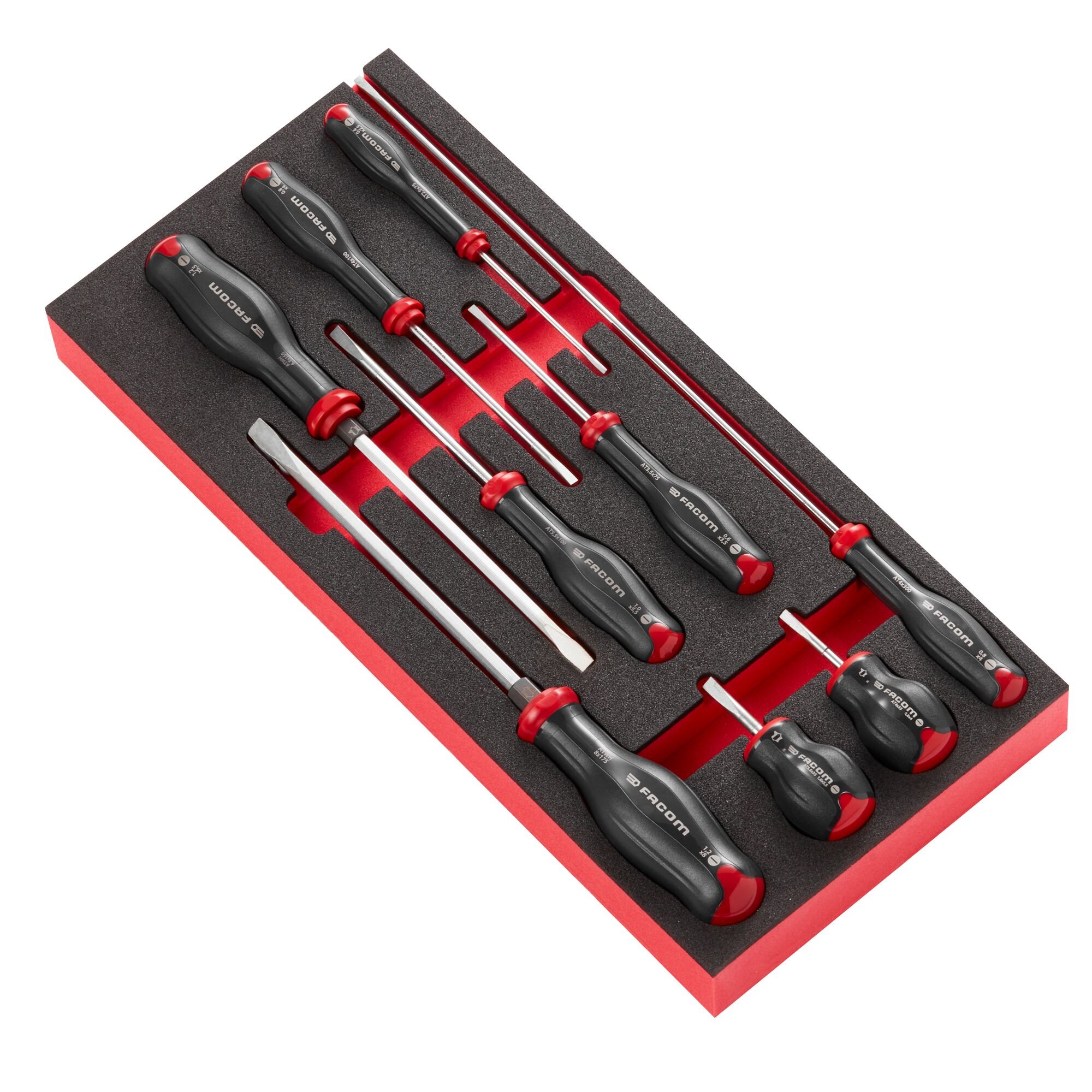Facom Module van Foam met 9 Protwist® Schroevendraaiers - MODM.AT4PB