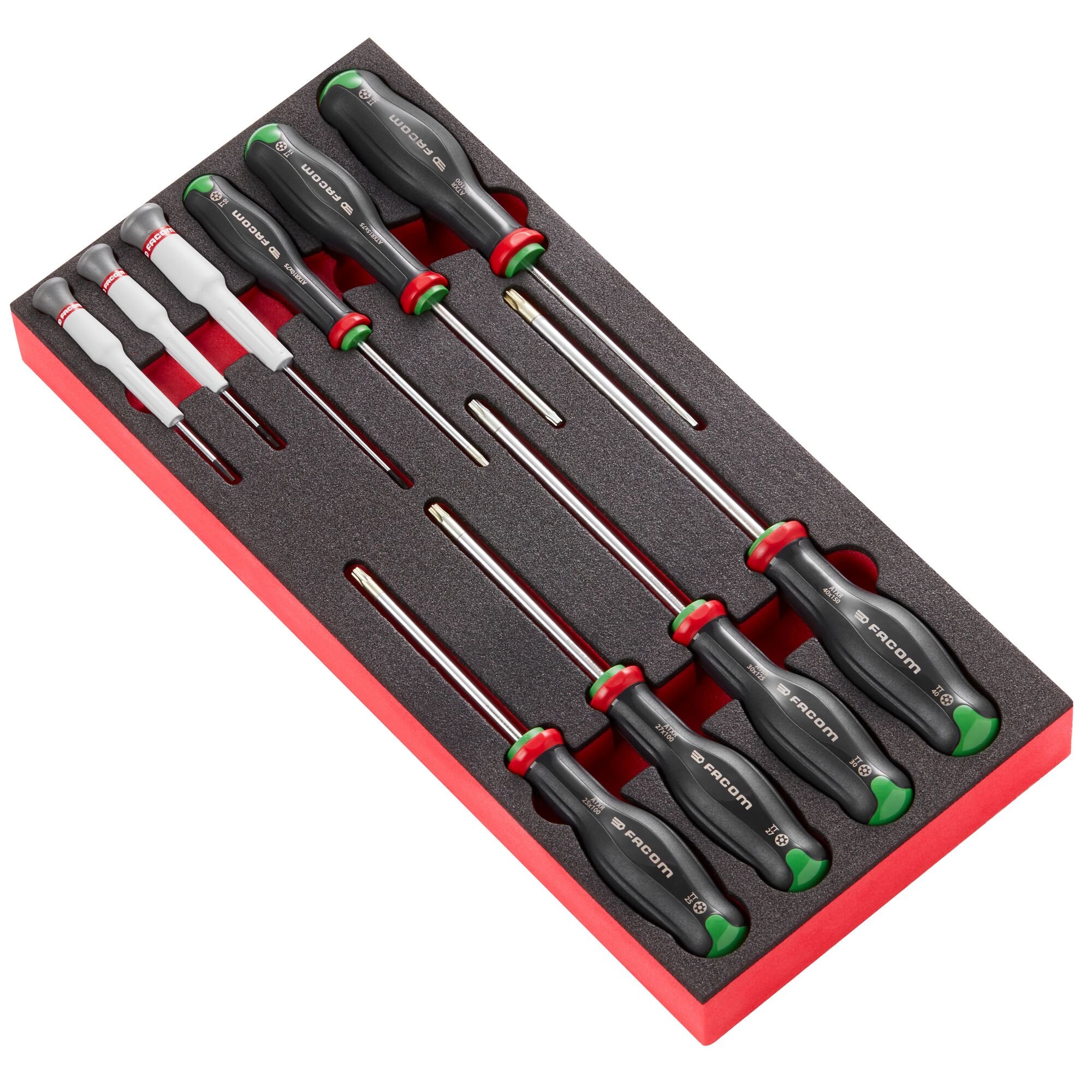 Facom Module van Foam met 10 Protwist® Schroevendraaiers - MODM.AT6PB