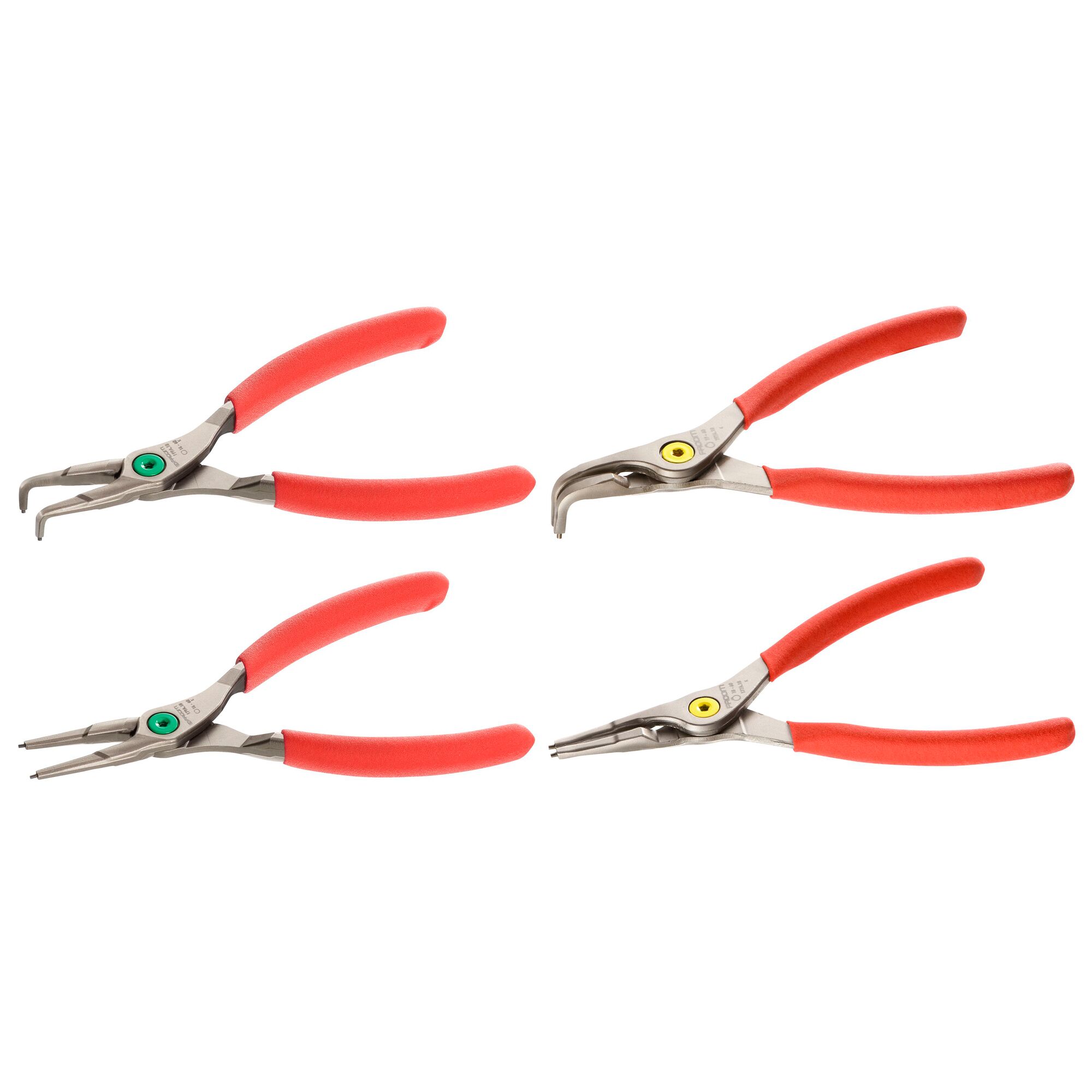 Facom Set van 4 Circlips® Borgtangen | Recht en 90° | 18-60 mm - PCJ4
