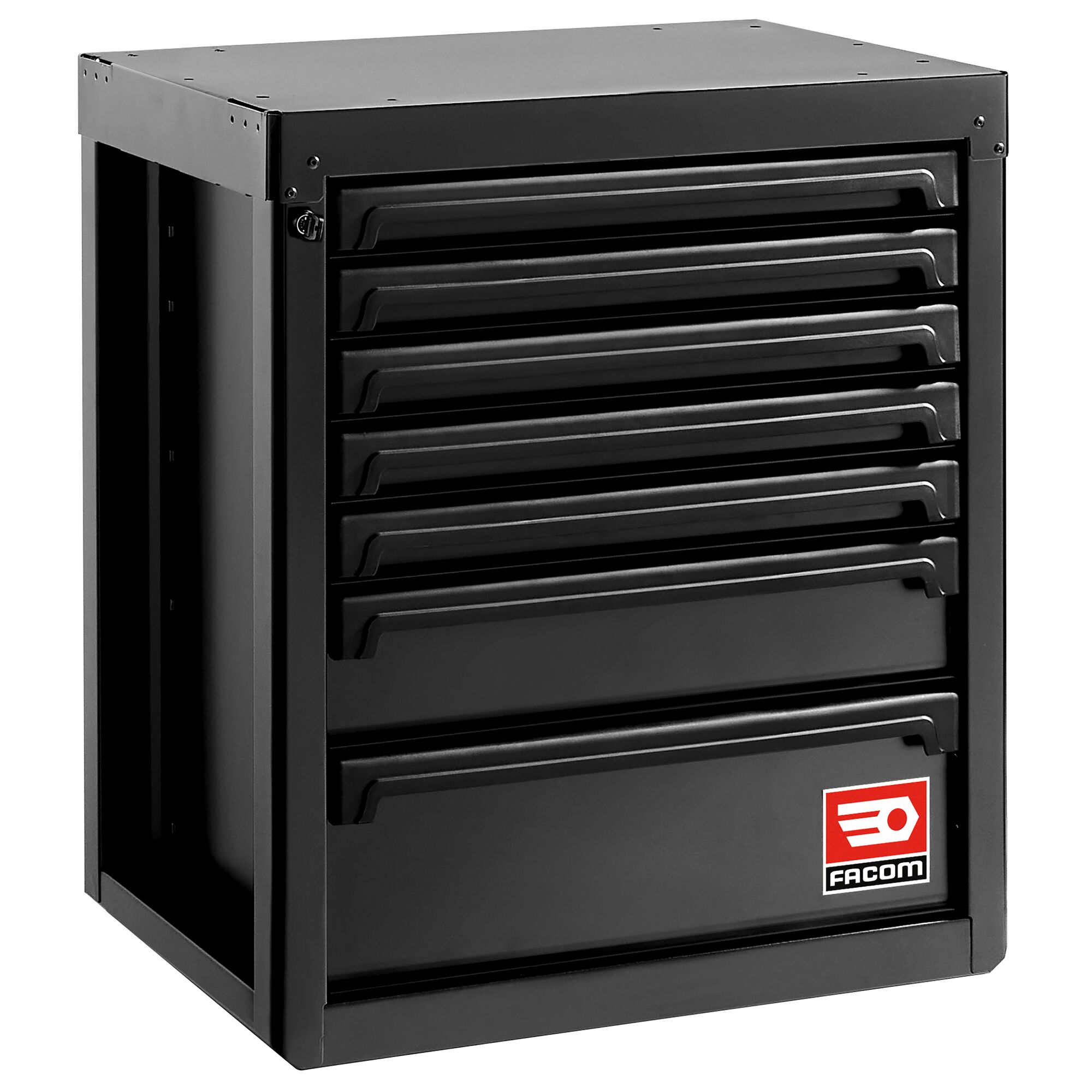 Facom RWS2 Zwart Lage Kast met 7 Lades - RWS2-MBS7TBS