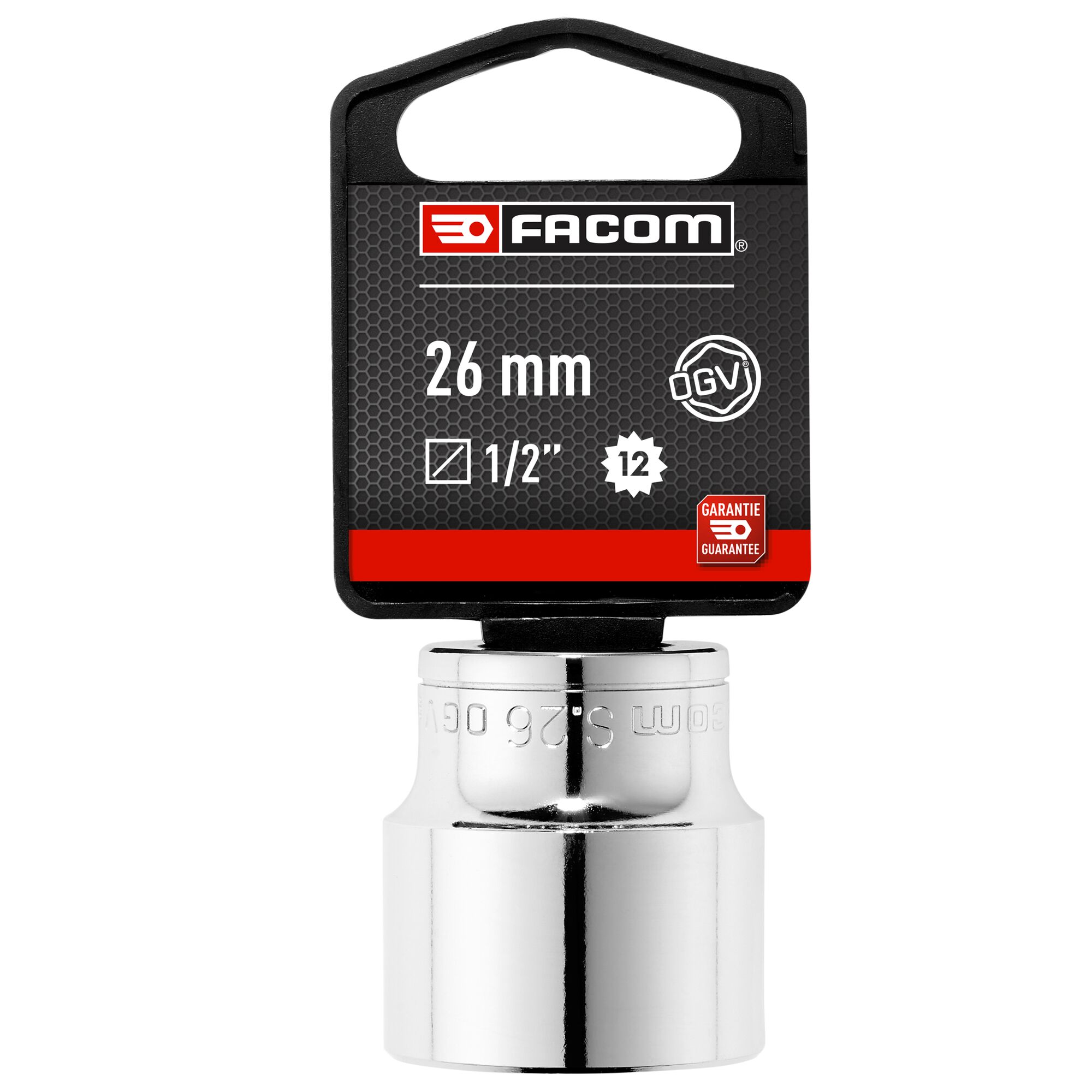 Facom S - Doppen | 1/2" 12-kant | Metrisch 26mm - S.26PB