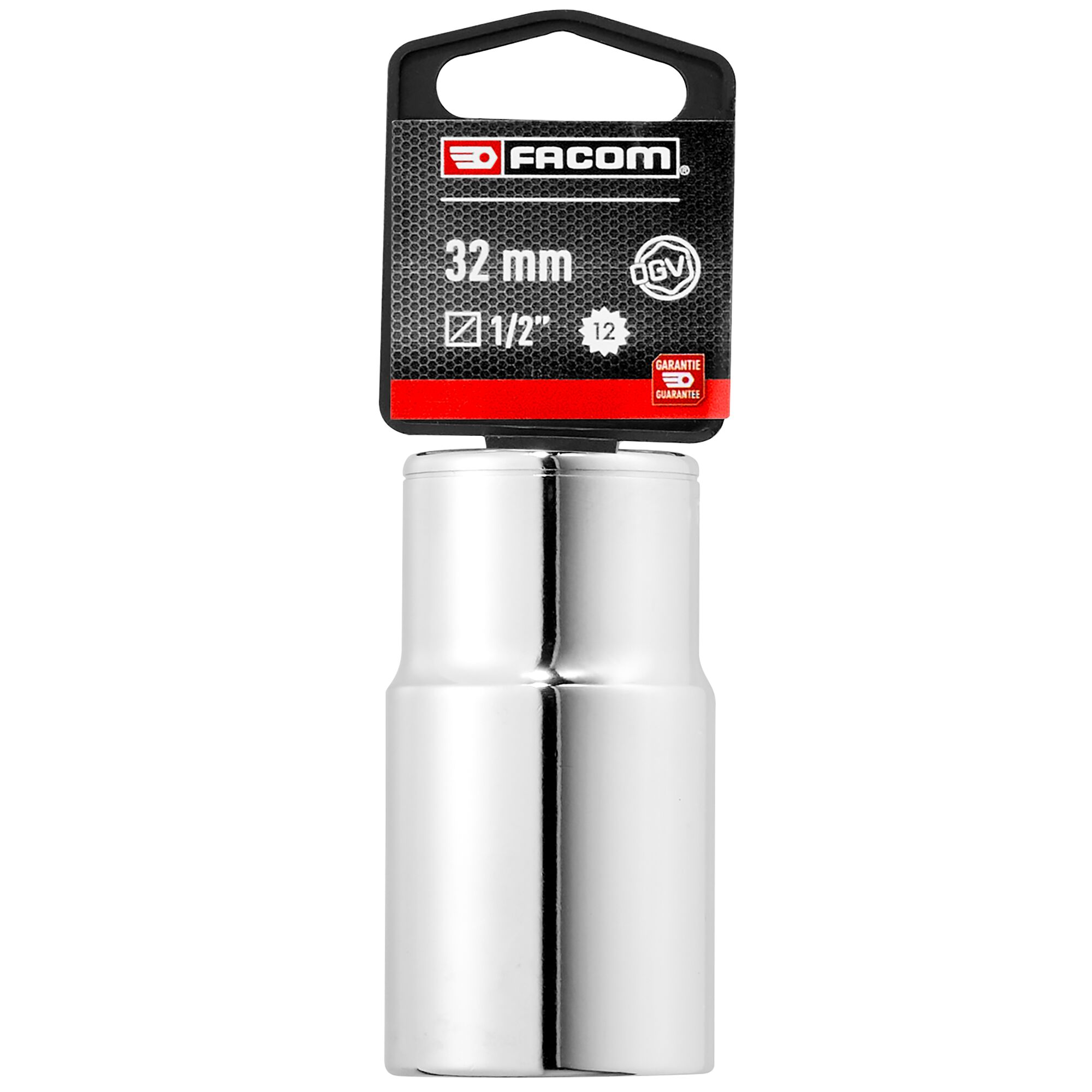 Facom S.LA - Doppen | 1/2" 12-kant Lang | Metrisch 32mm - S.32LAPB