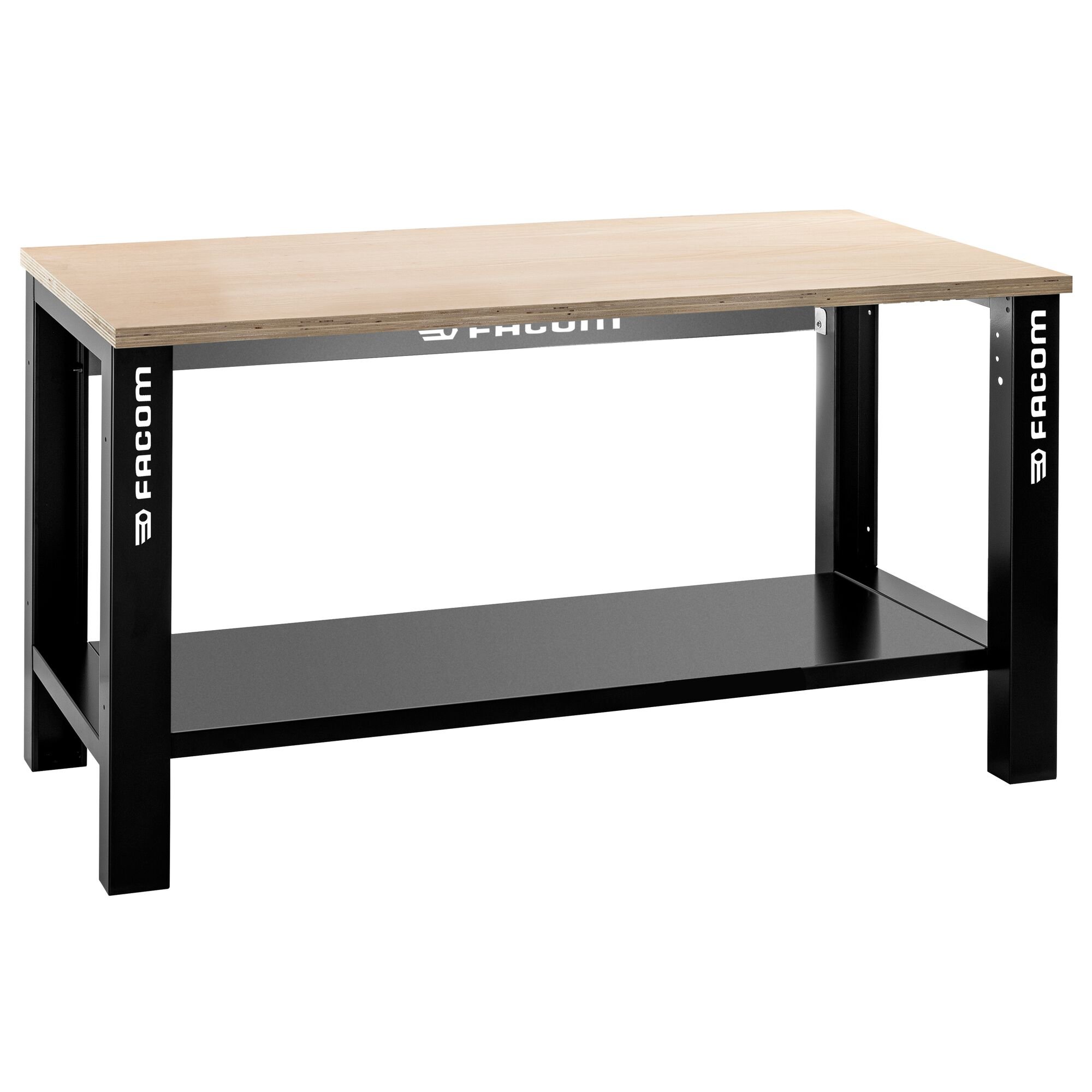 Facom Standaard Werkbank | 1,5m met Houten Werkblad - WB2.1500W