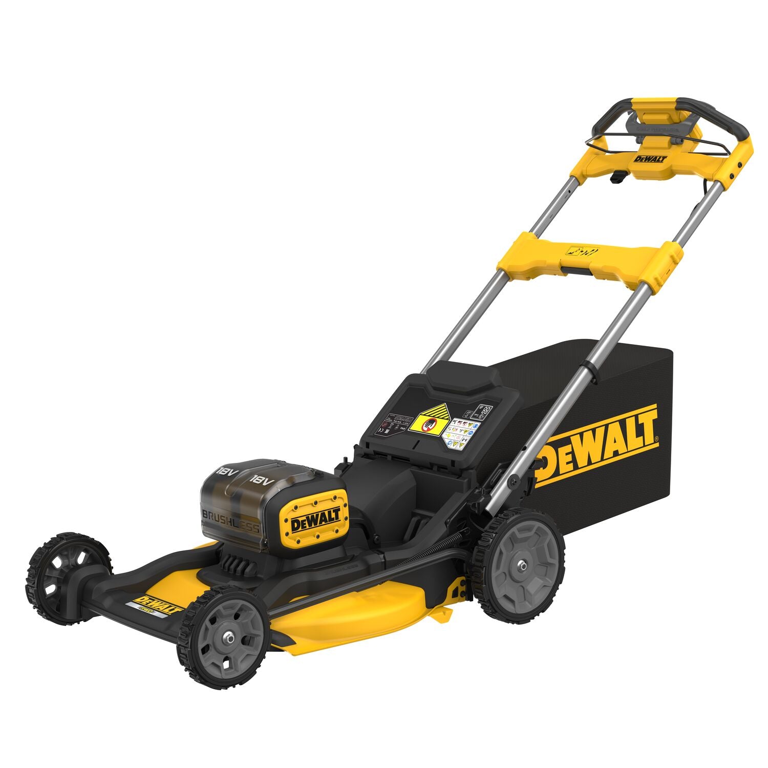 DeWalt DCMWSP156W2-QW Accu Grasmaaier | 2x18V | 53 cm |Met wielaandrijving | 2x 8 0Ah accu + lader DCMWSP156W2-QW