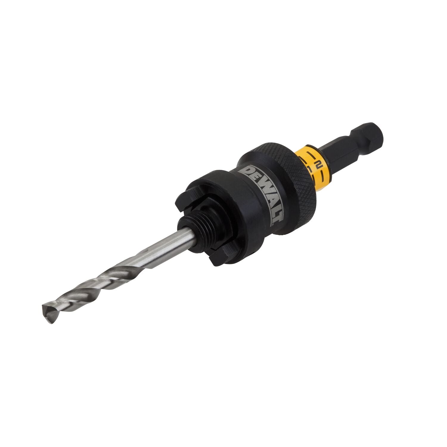 DeWalt DT20626-QZ Quick Connect Adapter | 3 8&apos;&apos; | Voor 14-30 mm Gatzagen | met Multimaterial Centreerboor DT20626-QZ