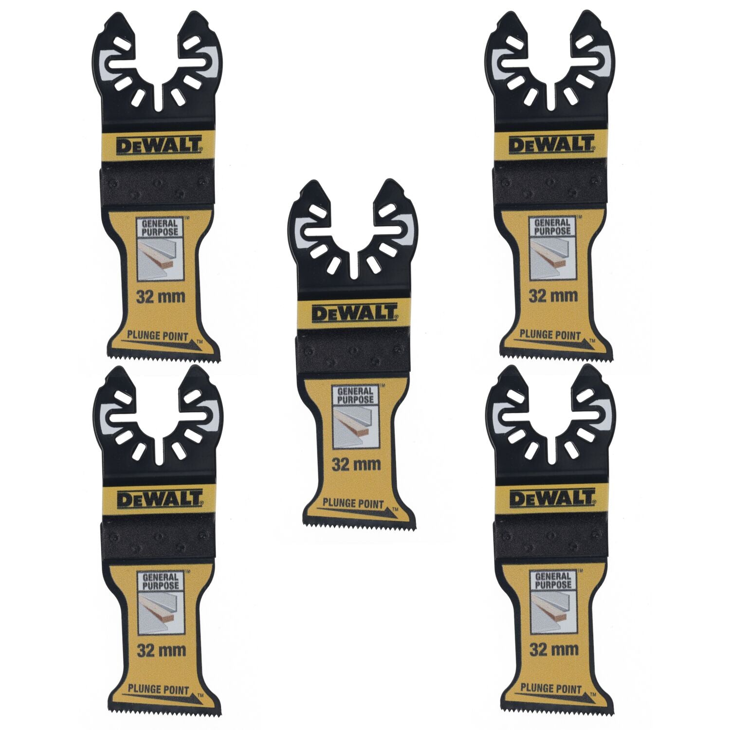DeWalt DT20776 Multitool Zaagblad met Schuine Zaagsnede | 5stuks- DT20776-QZ