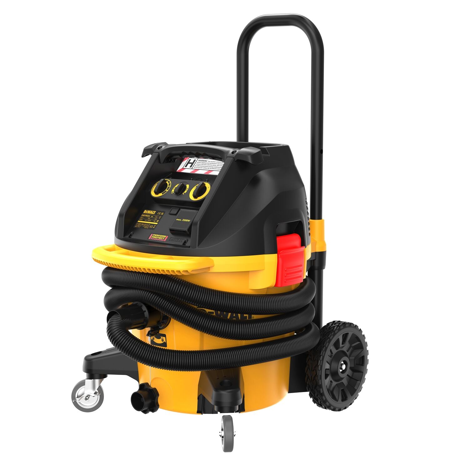 DeWalt DWV905H-QS Nat- en Droogstofzuiger | 38L Droog | 18 4L Nat | 1400W DWV905H-QS