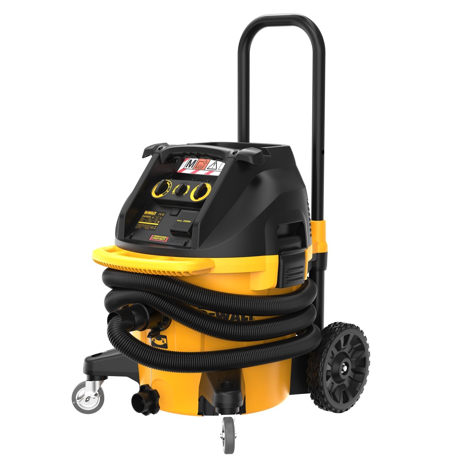 DeWalt DWV905M-QS Nat- en Droogstofzuiger | 38L Droog | 18 4L Nat | 1400W DWV905M-QS