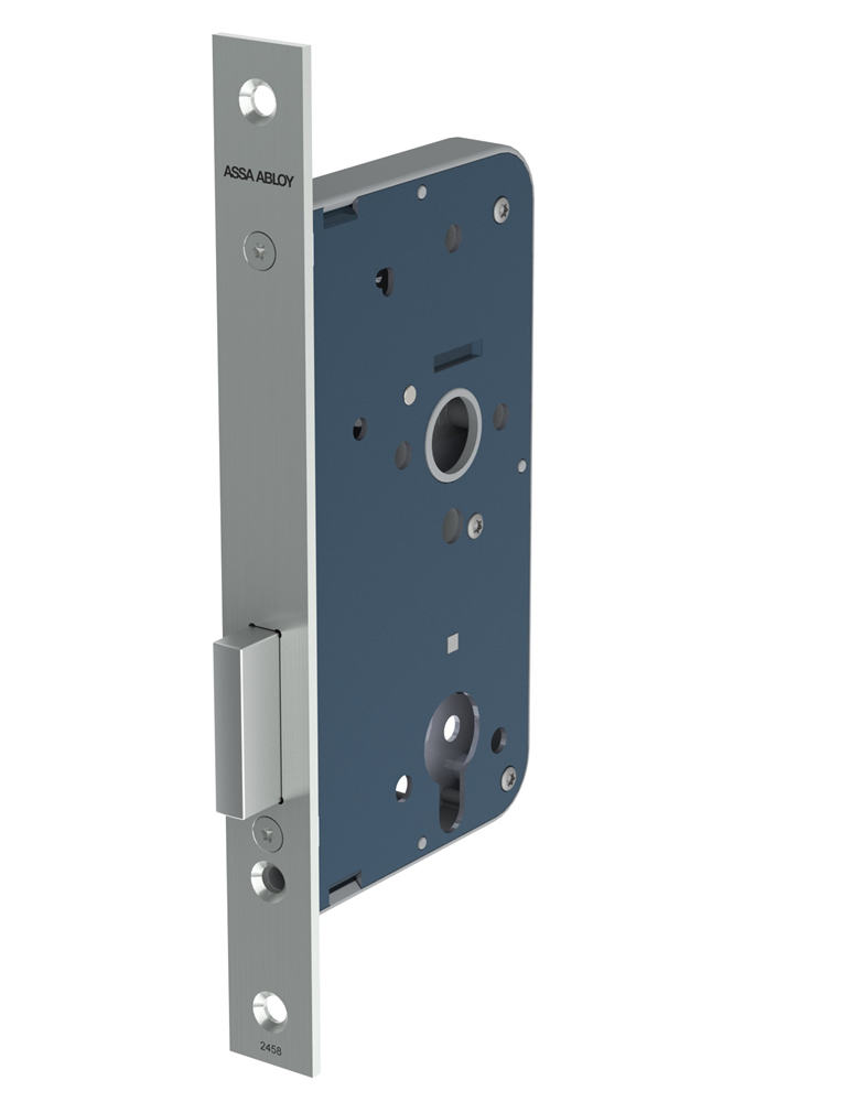 ASSA ABLOY 2458 Kastslot | DM60mm | RC | voorplaat RVS 24x235mm rechthoekig | DR 1+2+3+4 7271535