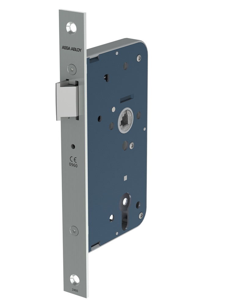 ASSA ABLOY 2465 Loopslot | DM50mm | krukgat 8mm | voorplaat RVS 24x235mm rechthoekig | DR 1+3/2+4 - 7272435