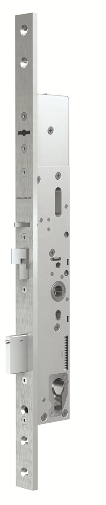 ASSA ABLOY 309N Veiligheidspaniekdeurslot | zelfvergrendelend | SKG** | DM80mm | PC92mm | voorplaat staal verchoomd 24x446x6mm | rechthoekig | paniek
