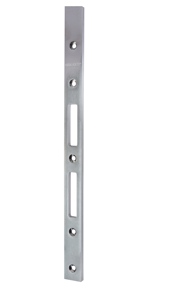 ASSA ABLOY 509ZBS Sluitplaat | voor 309N | 509N en 809N serie | staal vernikkeld | 24x6x330mm. - A000192841