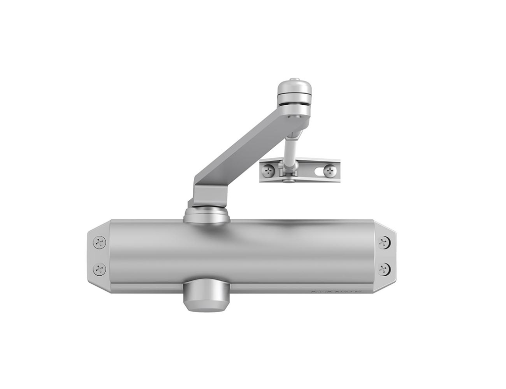 ASSA ABLOY DC120 Deurdranger EN 2/3 | inclusief schaararm | kleur zilver EV1. | 180-15 ° - 10037201