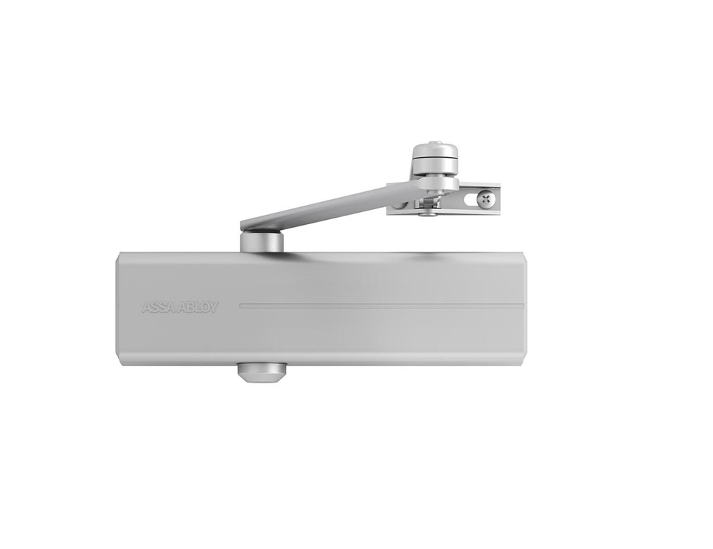 ASSA ABLOY DC140 Design deurdranger EN 2/3/4 | exclusief arm | kleur zilver EV1. | 180-15 ° - A000307018