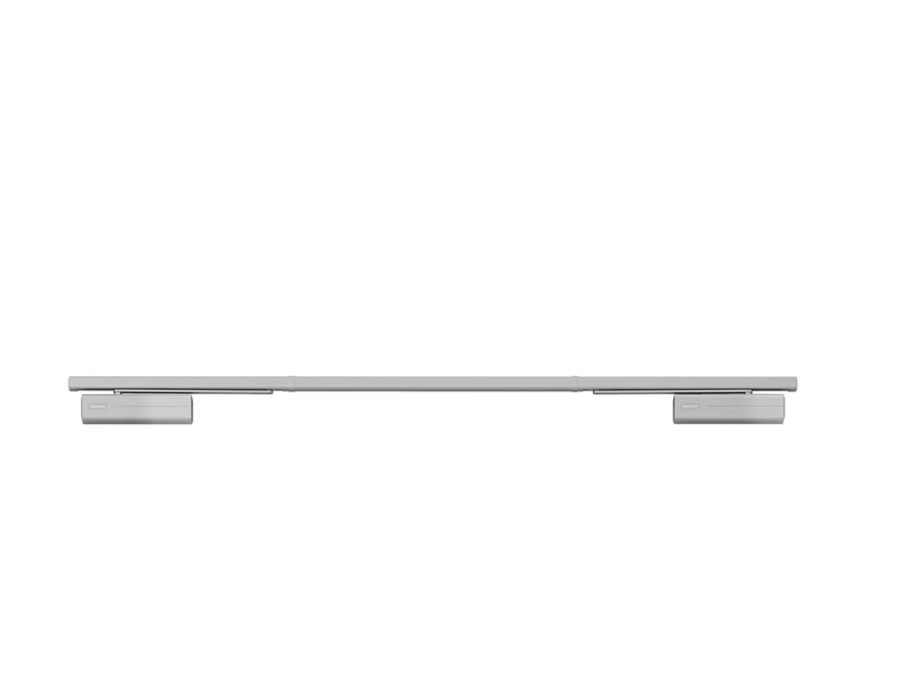 ASSA ABLOY DCG464 Design sluitvolgorde glijarmsysteem met één elektromechanische vastzetting | RVS uitvoering. - A000304646