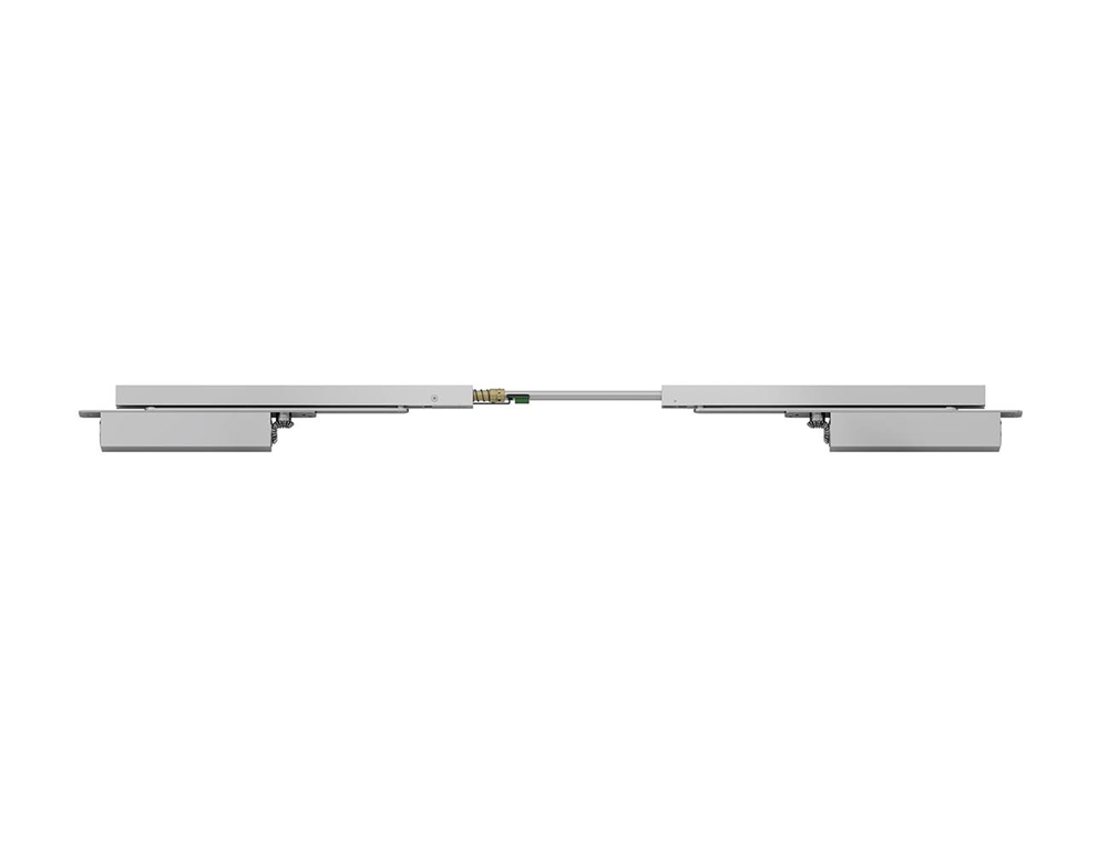 ASSA ABLOY DCG884 Inbouw sluitvolgorde glijarmsysteem met één elektromechanische vastzetting | kleur zilver EV1. - 10027522
