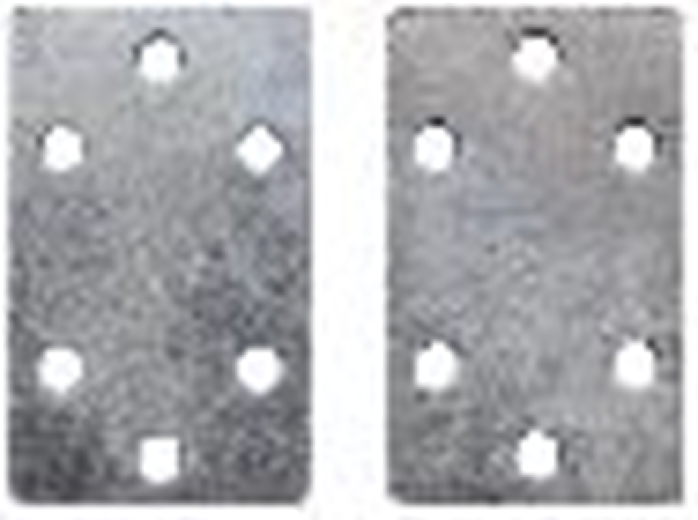 ASSA ABLOY DCA162 Montageplaten voor inbouw-dranger DC840 en DC860 in profiel | gegalvaniseerd | 2 stuks. - 10029135