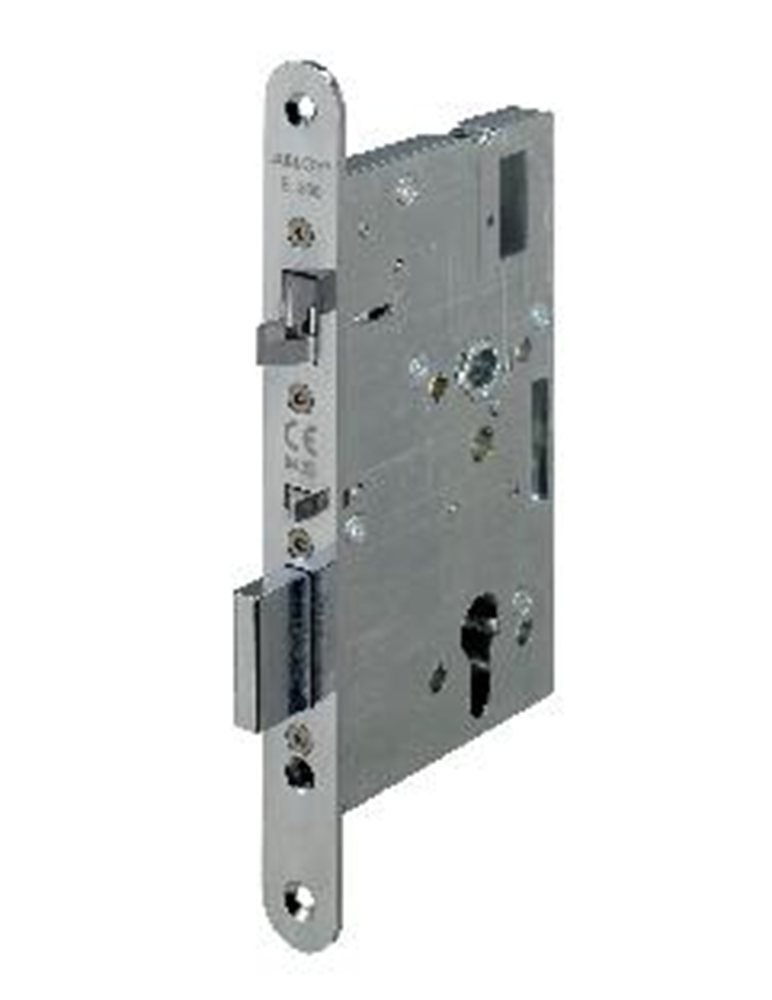 ABLOY EL360 Veiligheidspaniekdeurslot | signalering | zelfvergrendelend | SKG** | DM100mm | PC72mm | voorplaat RVS 24x235mm afgerond | DR 1+2+3+4