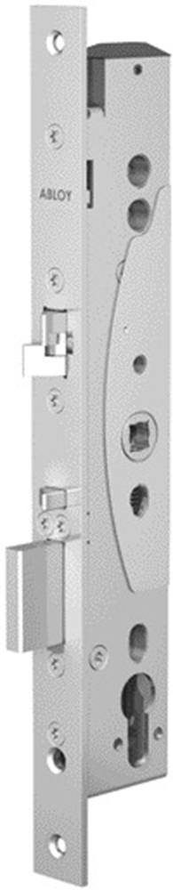 ABLOY EL461 Deurslot | dubbelzijdig krukgestuurd | zelfvergrendelend | DM35mm | PC92mm | voorplaat RVS 24x300mm rechthoekig | DR 1+2+3+4 10013845