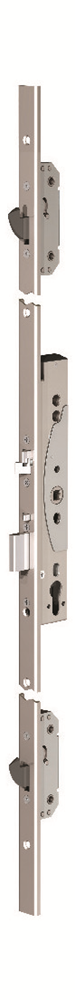 ABLOY EL468 Veiligheidspaniekmeerpuntssluiting | enkelzijdig krukgestuurd | zelfvergrendelend | SKG*** | DM30mm | RC94mm | voorplaat RVS 24x2000mm