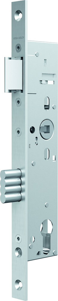 ASSA ABLOY N1500 Deurslot | DM45mm | PC 92mm | krukgat 8mm | voorplaat RVS 20x270mm afgerond | zamac vernikkelde dagschoot | DR 1+3/2+4 - A000192269