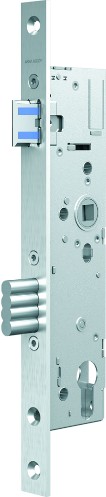 ASSA ABLOY N1600 Paniekdeurslot | DM30mm | PC92mm | voorplaat RVS 20x270mm rechthoekig | paniek B | enkele deur | DR 1+3 2+4 10049588