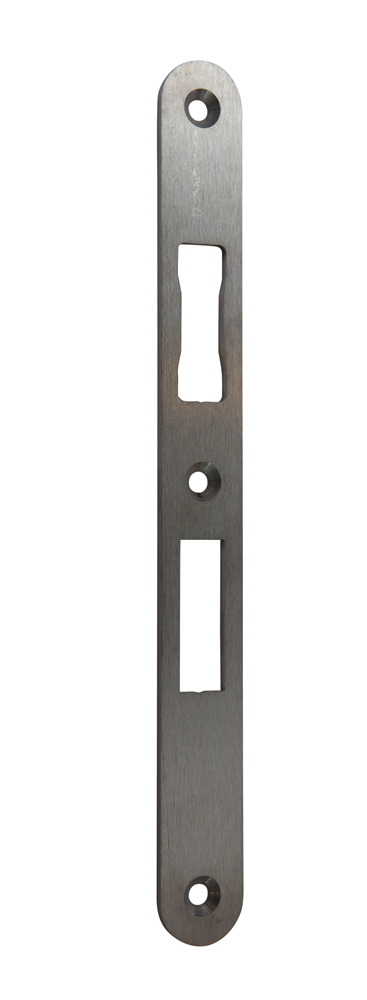 ASSA ABLOY N6001 Sluitplaat | RVS 20x235x3mm lip 40mm agerondDM| DR 1+2+3+4 - 10049720