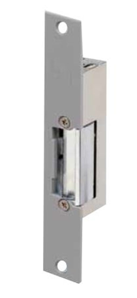 Effeff 14KL Elektrische inbouw deuropener type 14 | spanningsloos vergrendeld | sluitplaat 120 KL grijs | 24V=~ | DIN links en DIN rechts. - 10001279