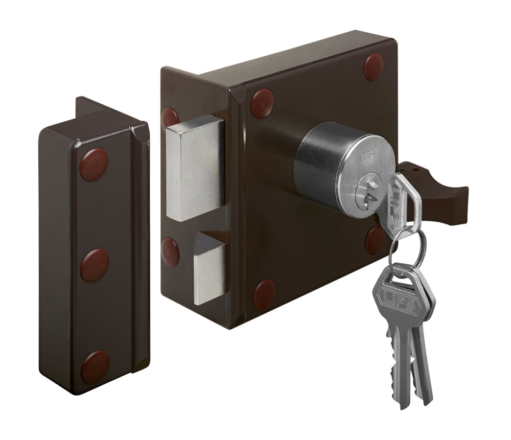 Lips S1702 Octro 4000S | cilinderoplegslot met losse buitencilinder | dag- en nachtschoot | verstelbare DM | draairichting 2. - 10036429