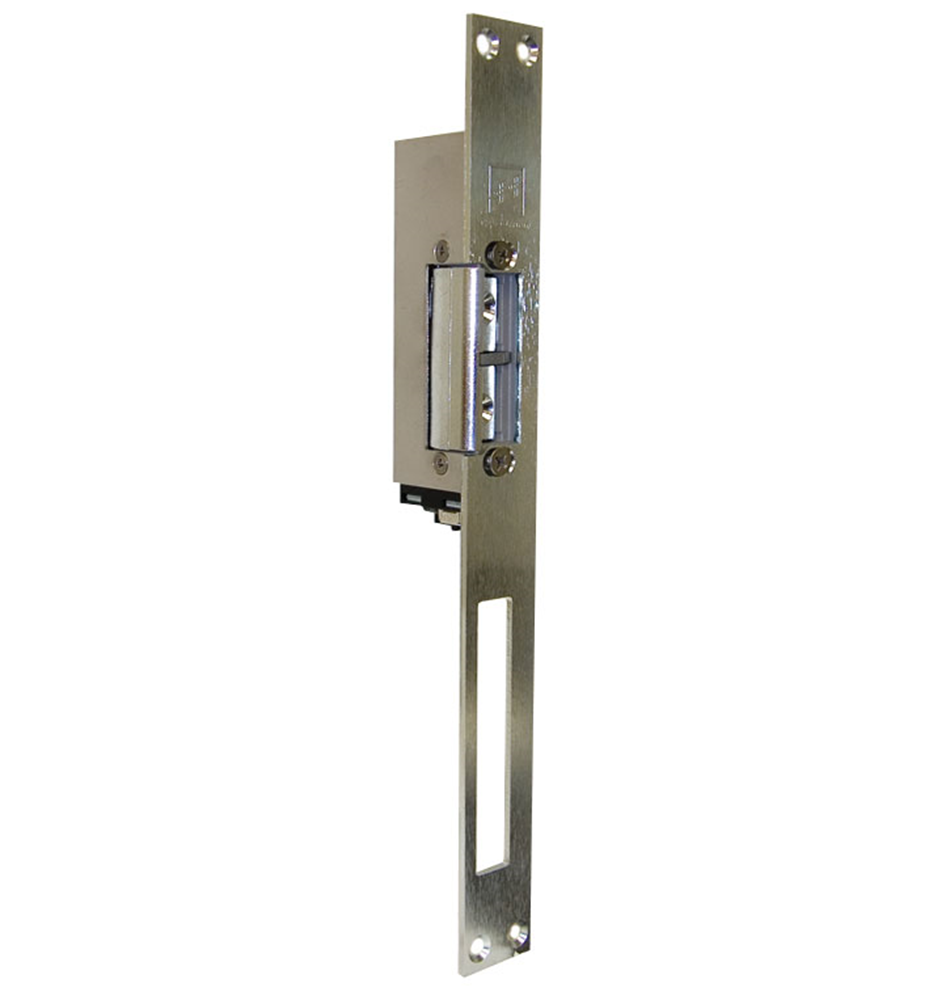 Effeff 342UF Elektrische inbouw deuropener beveiligingsuitvoering type 342UF | spanningsloos ontgrendeld | met diode | fix | sluitplaat 021 HZ RVS |