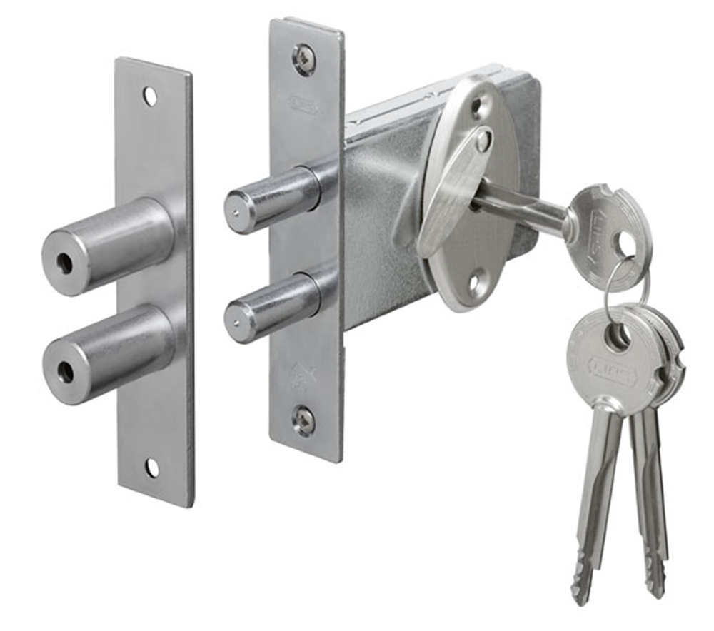 IKON 3211 Veiligheidsbijzetslot | SKG** | DM56mm | kruisbaardsleutel | 4 sleutels | set van 2 stuks | gelijksluitend | DR 1+2+3+4 - 10003310